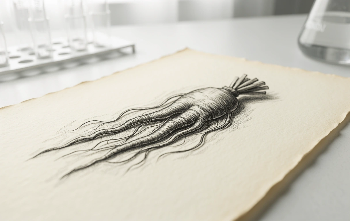 Botanical manuscript detail