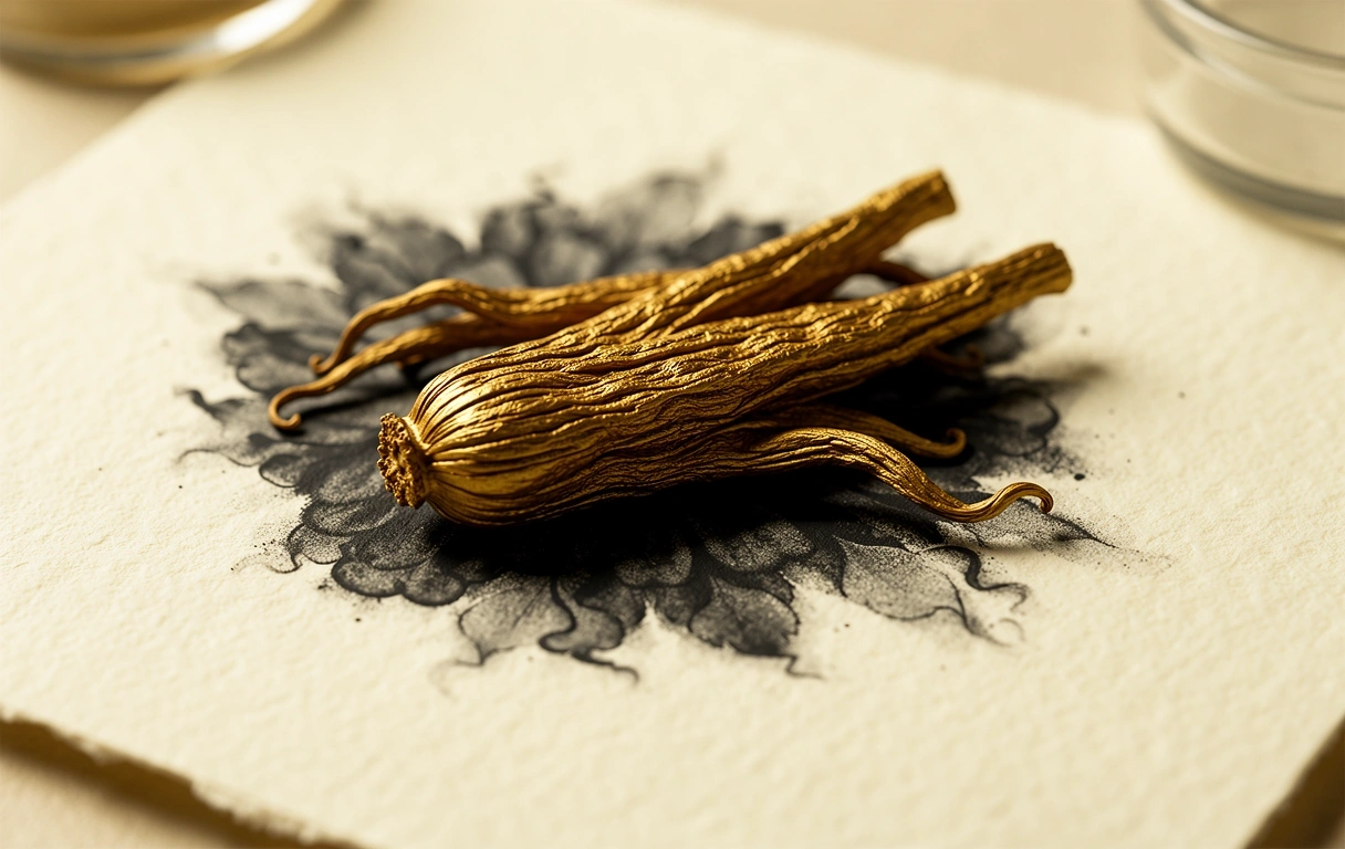 Organic herbal leaves macro